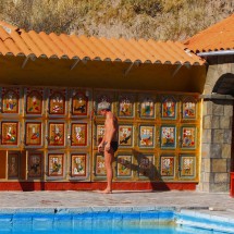 In the hot springs La Calera